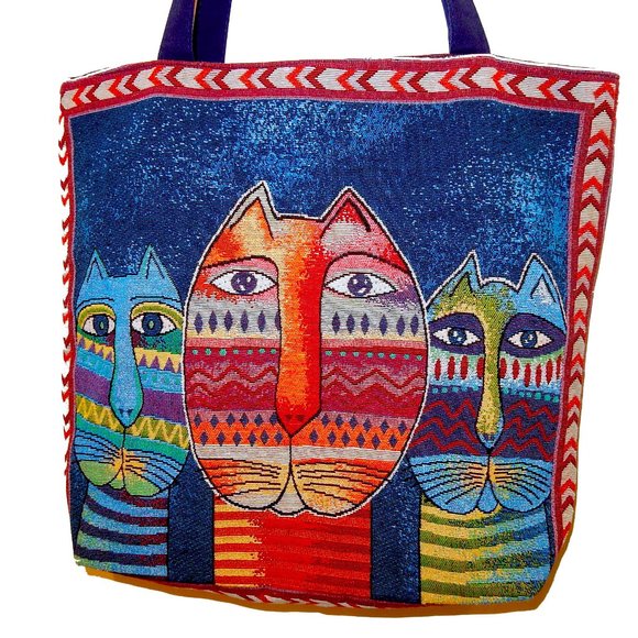 3 CATS TOTE BAG - Picture 3 of 7